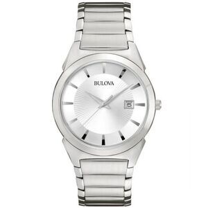 Bulova Men's Classic Silver Dial Watch - 96B015